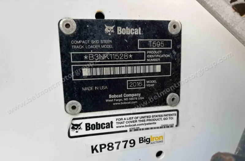 2016 Bobcat T595 Compact Track Loader photo 24