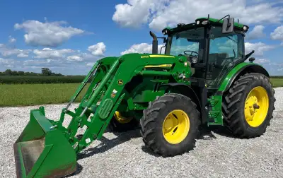 2016 John Deere 6130R MFWD Tractor W/Loader | Agriculture