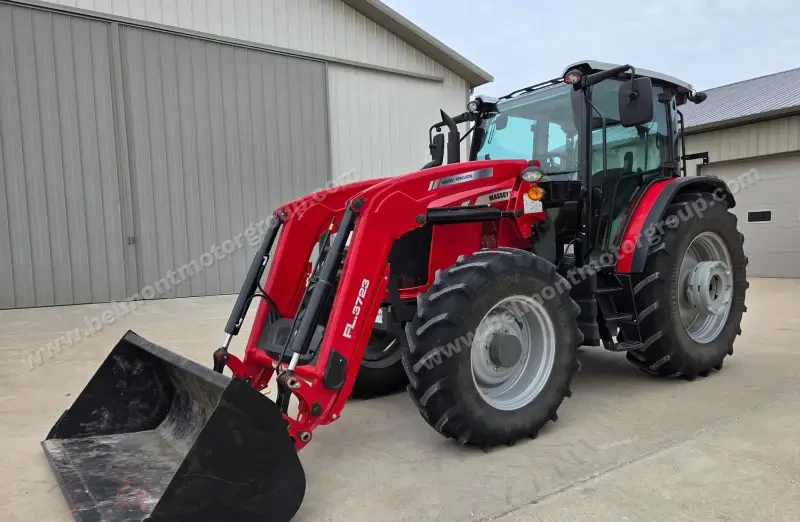 2022 Massey Ferguson 6713 MFWD Tractor W/FL3723 Loader