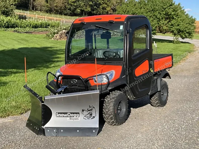2022 Kubota RTV-X1100C with New SnowDogg